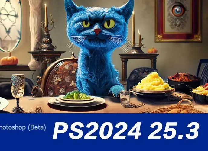 蓝猫版PS 2024 Beta 25.3支持Ai神经滤镜-东升资源网
